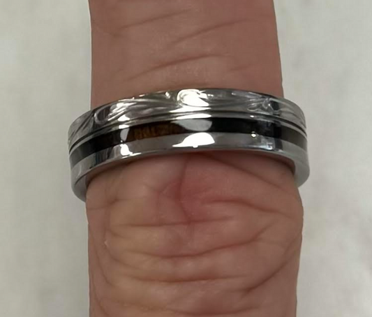 6mm Titanium Koa Ring