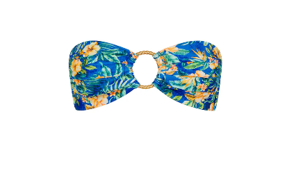 Strapless Bandeau Top Tropaz Tides