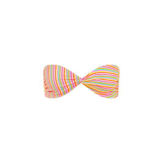 Twist Bandeau Bikini Top - Sunshine Sorbet