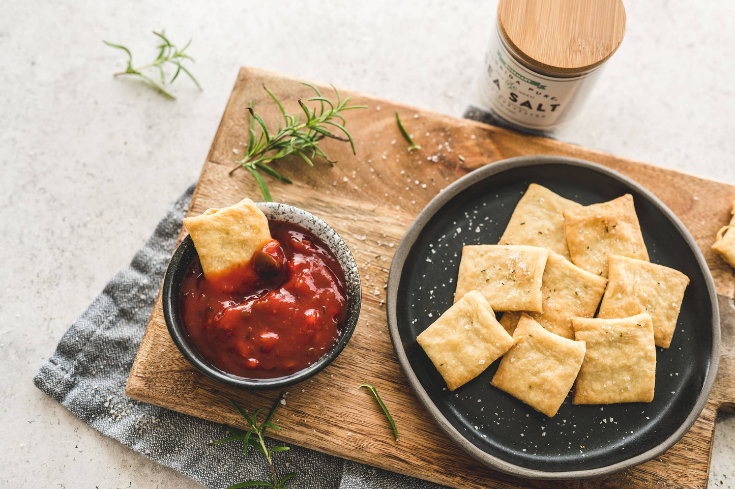 All-Natural High-Quality Gourmet Rosemary Infused Sea Salt