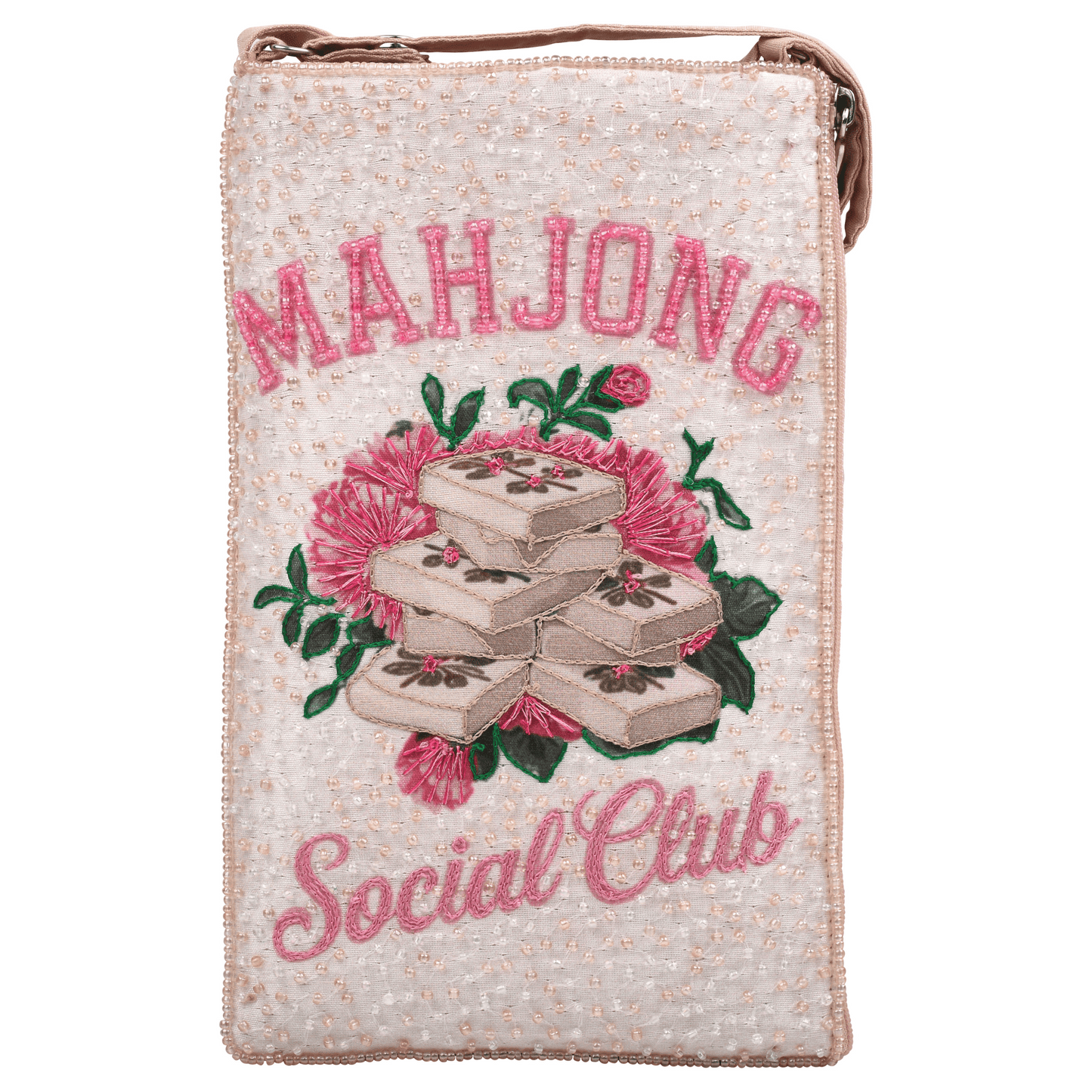Mahjong Floral Club Bag / Crossbody Bag