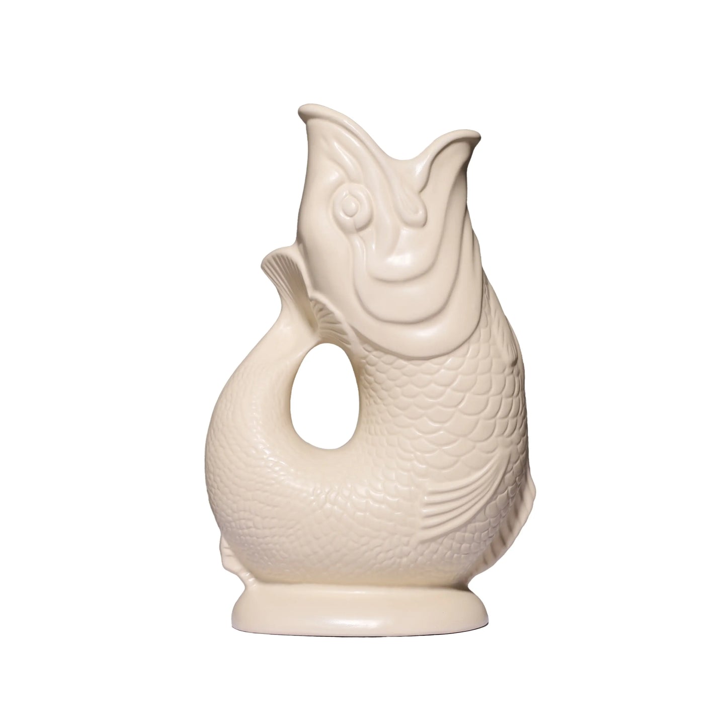 Matt Sand Gluggle Jug