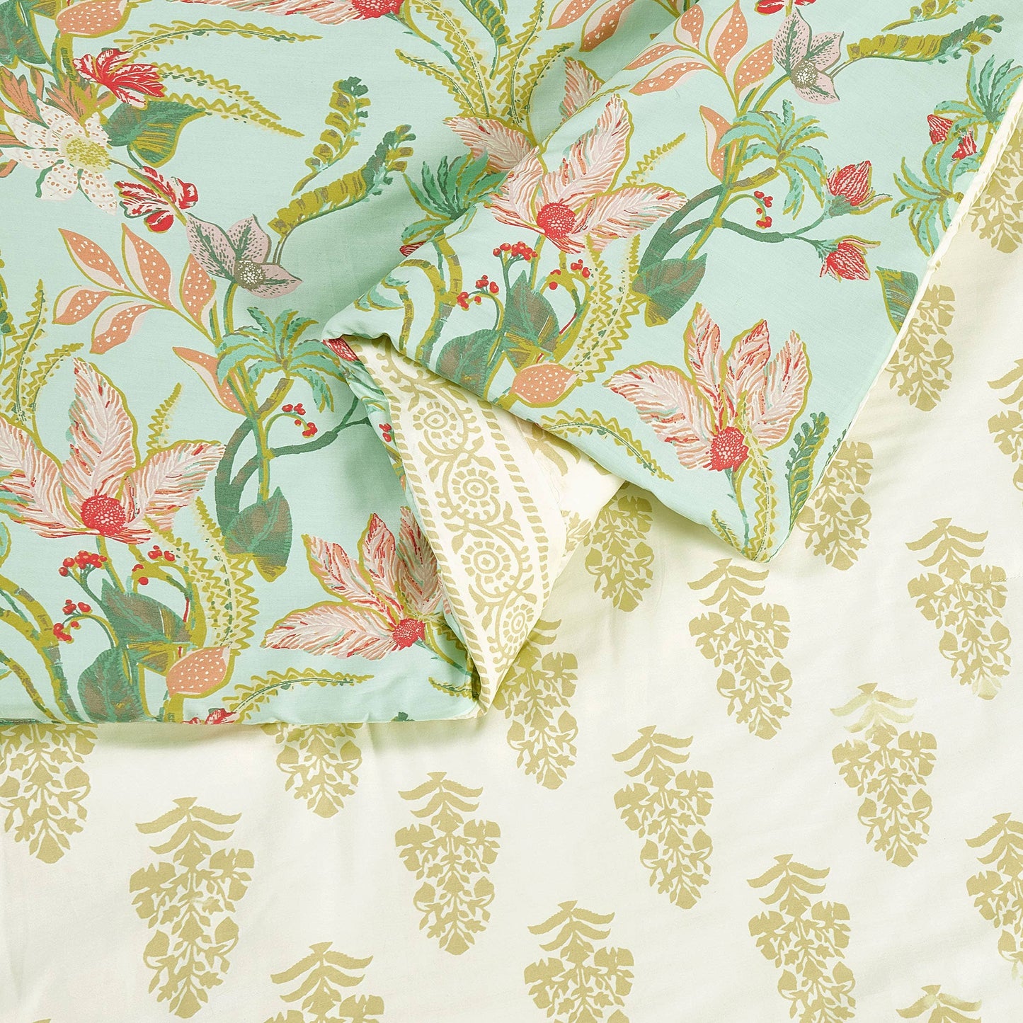 QUEENIE TROPICAL COMFORTER SET-3PC - Spartina