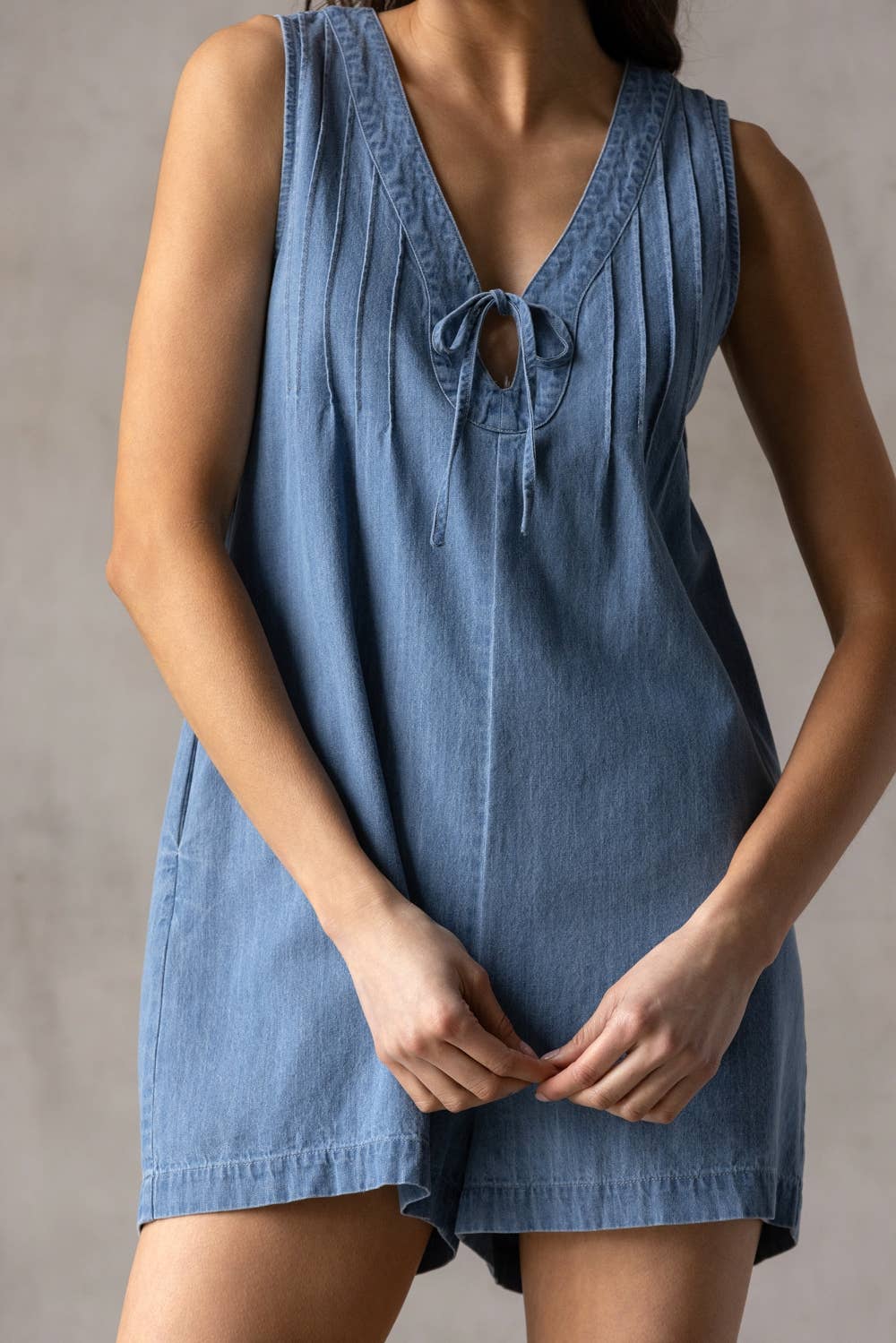 JR8198-LIGHT DENIM ROMPER