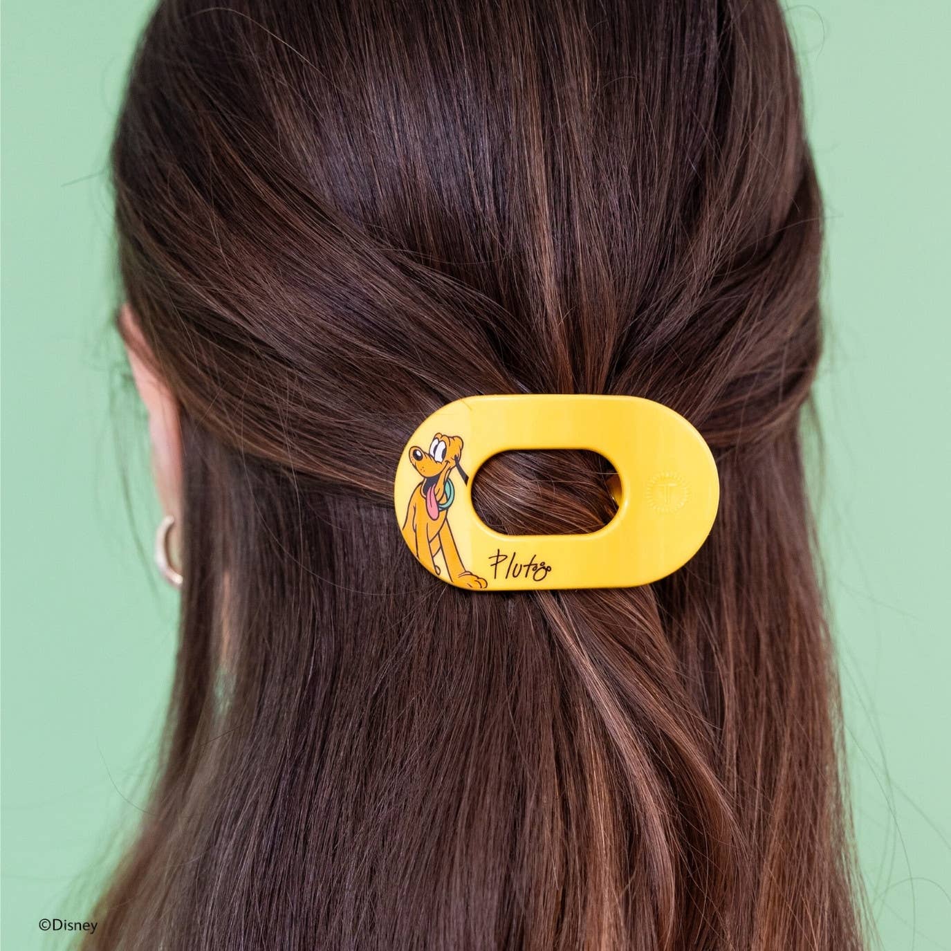 Flat Round Hair Clip | Tiny | Pluto