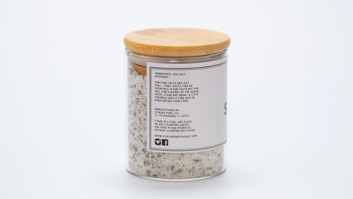 All-Natural High-Quality Gourmet Rosemary Infused Sea Salt