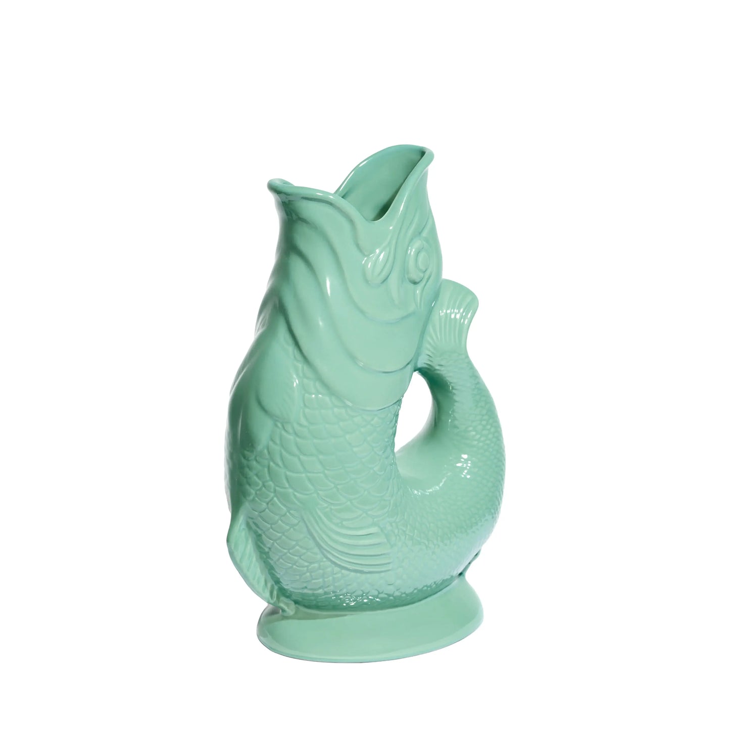 Sea Green Gluggle Jug