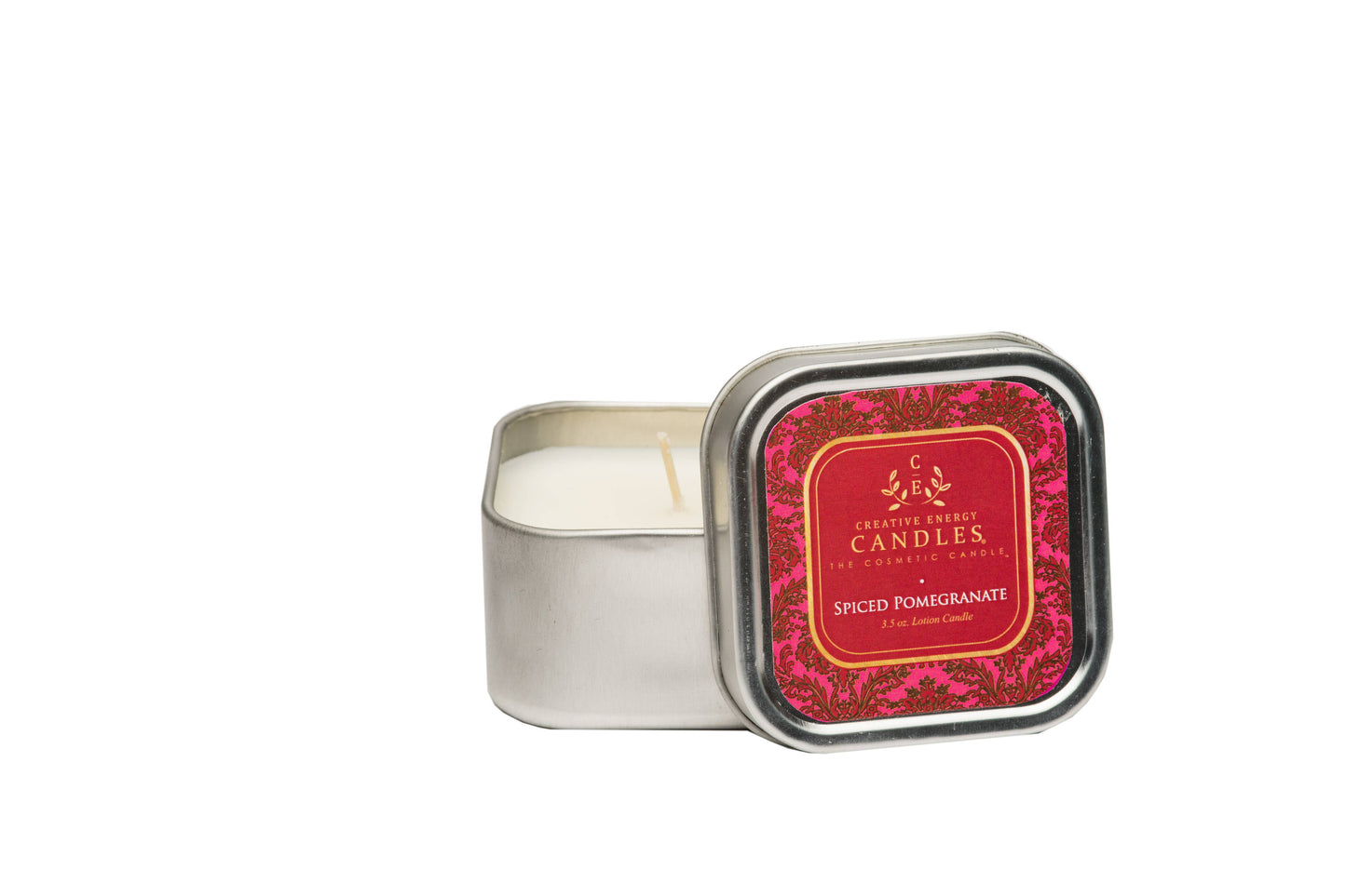 Holiday Spiced Pomegranate: 2-in-1 Soy Lotion Candle