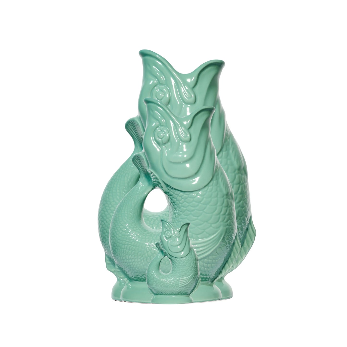 Sea Green Gluggle Jug