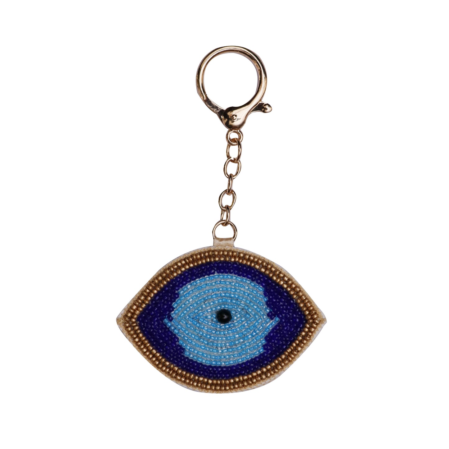 EVIL EYE Hand Beaded Purse Charm