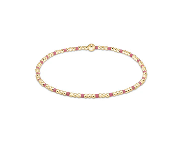 Hope Sincerity Pattern 2mm Bead Bracelet