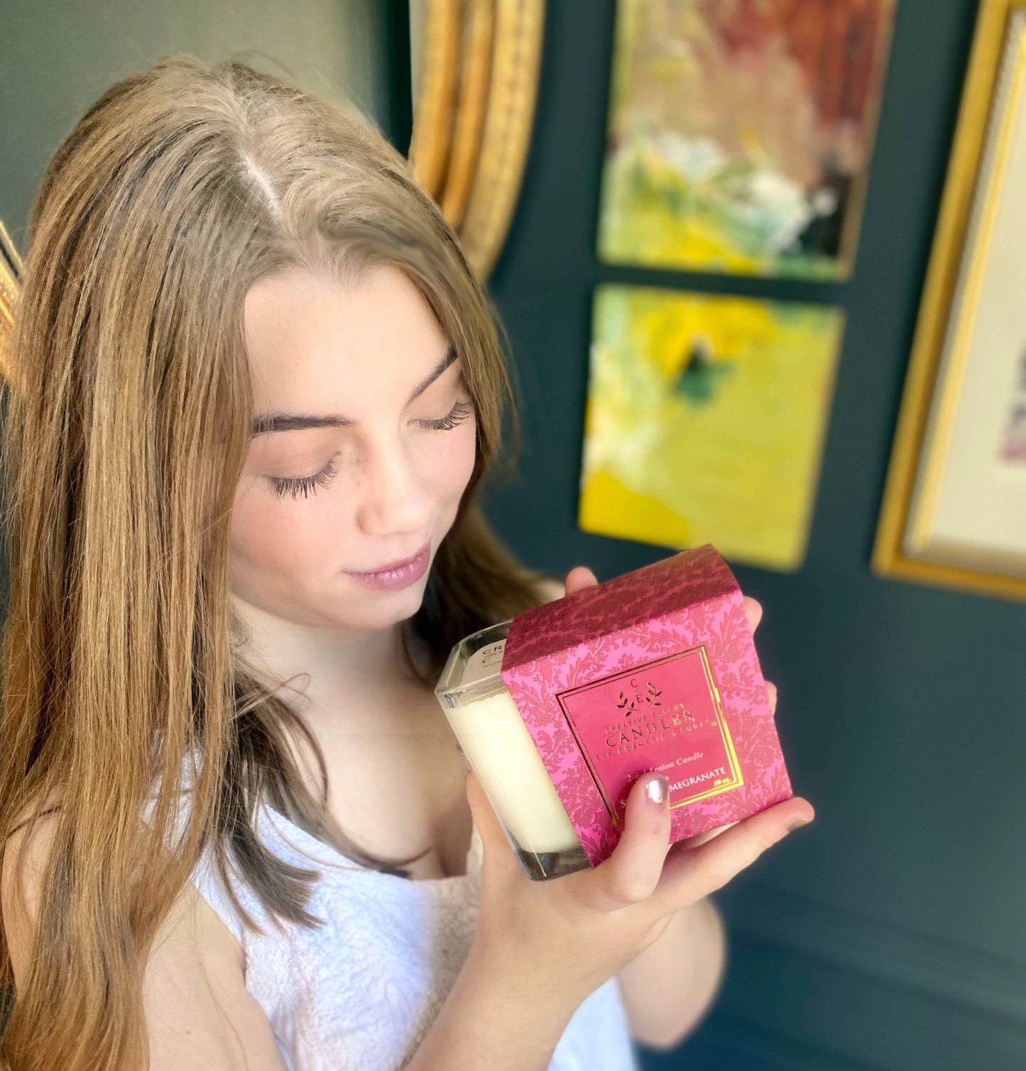 Holiday Spiced Pomegranate: 2-in-1 Soy Lotion Candle