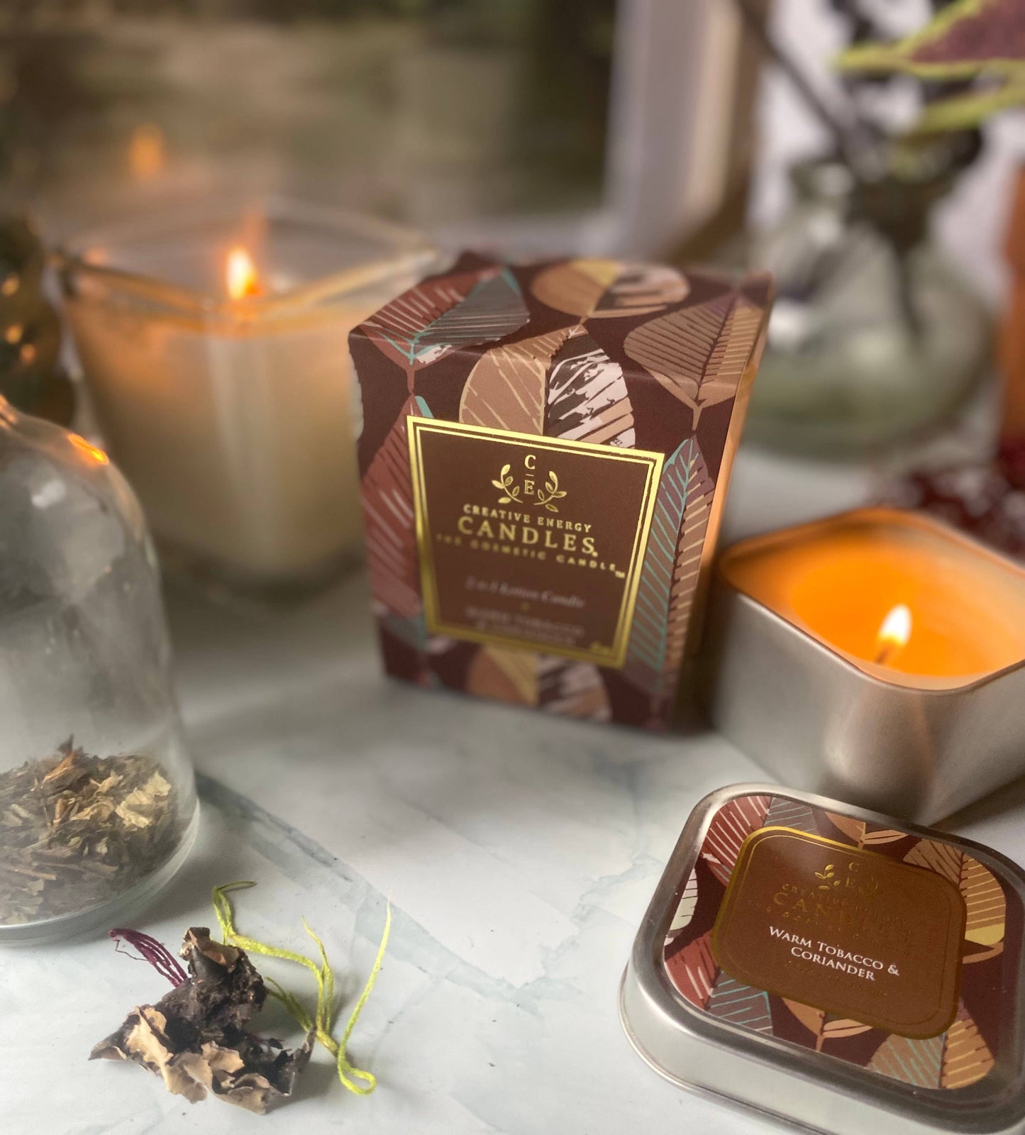 Warm Tobacco & Coriander: 2-in-1 Soy Lotion Candle