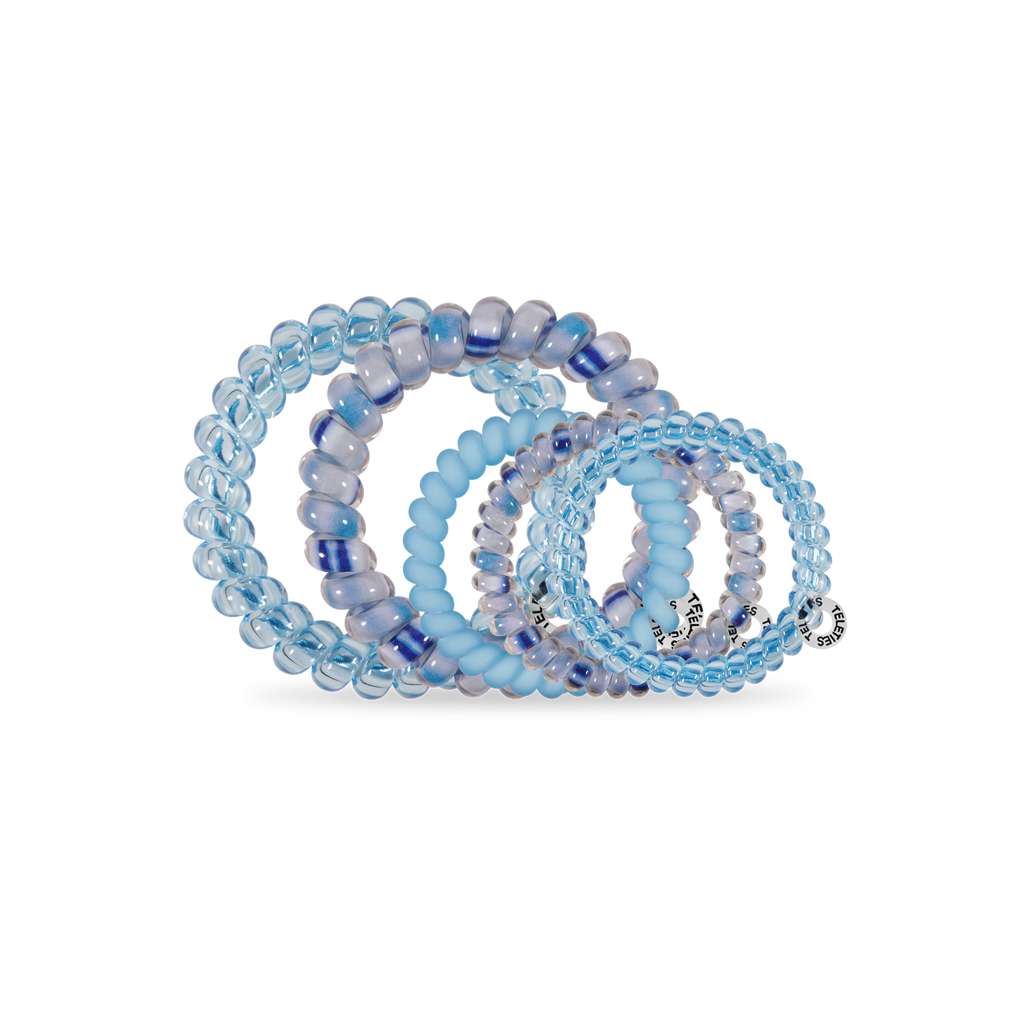 Spiral Hair Coils | Mix Pack | Blue Lagoon