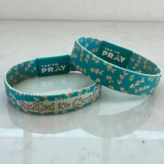 Tap To Pray® Kingfolk Series Wristband – Rooted In Christ
