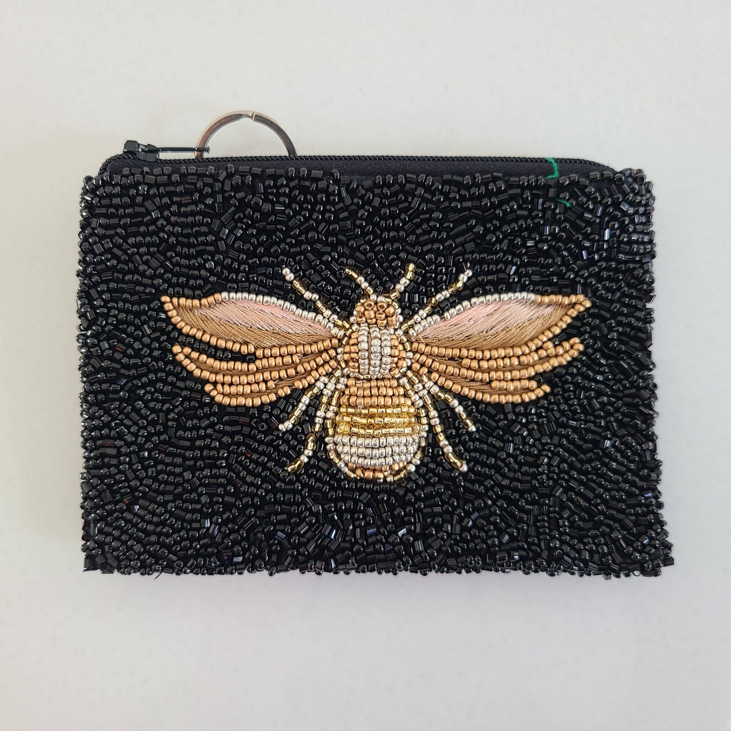 Queen Bee Hand Beaded Coin Purse