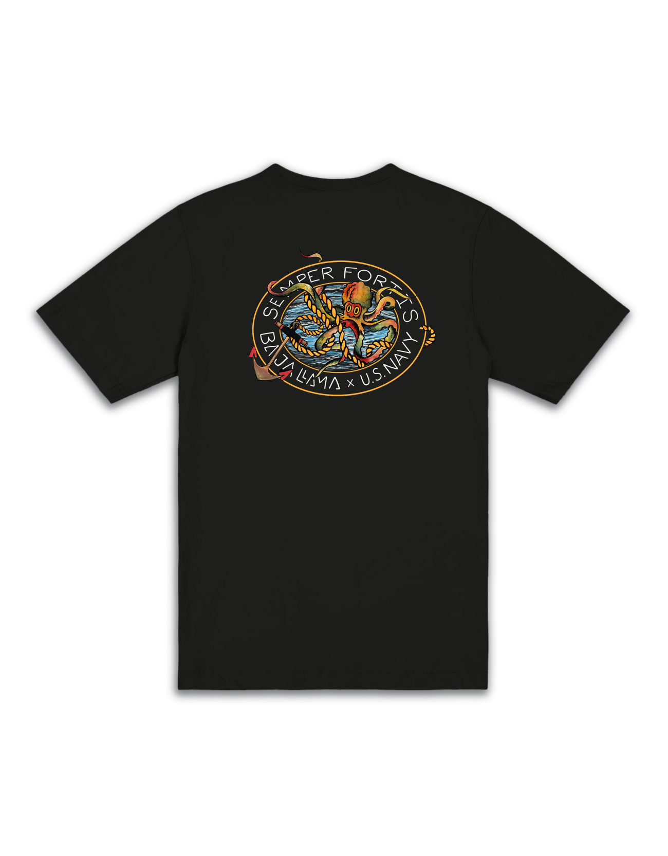 SAILOR STORIES OCTOPUS - BLACK PRIMO GRAPHIC TEE
