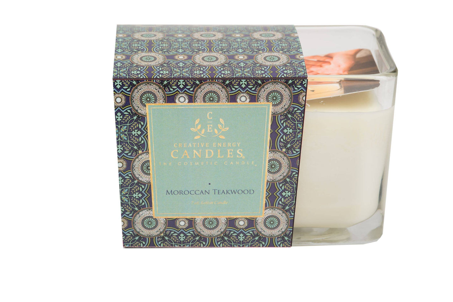 Moroccan Teakwood: 2-in-1 Soy Lotion Candle