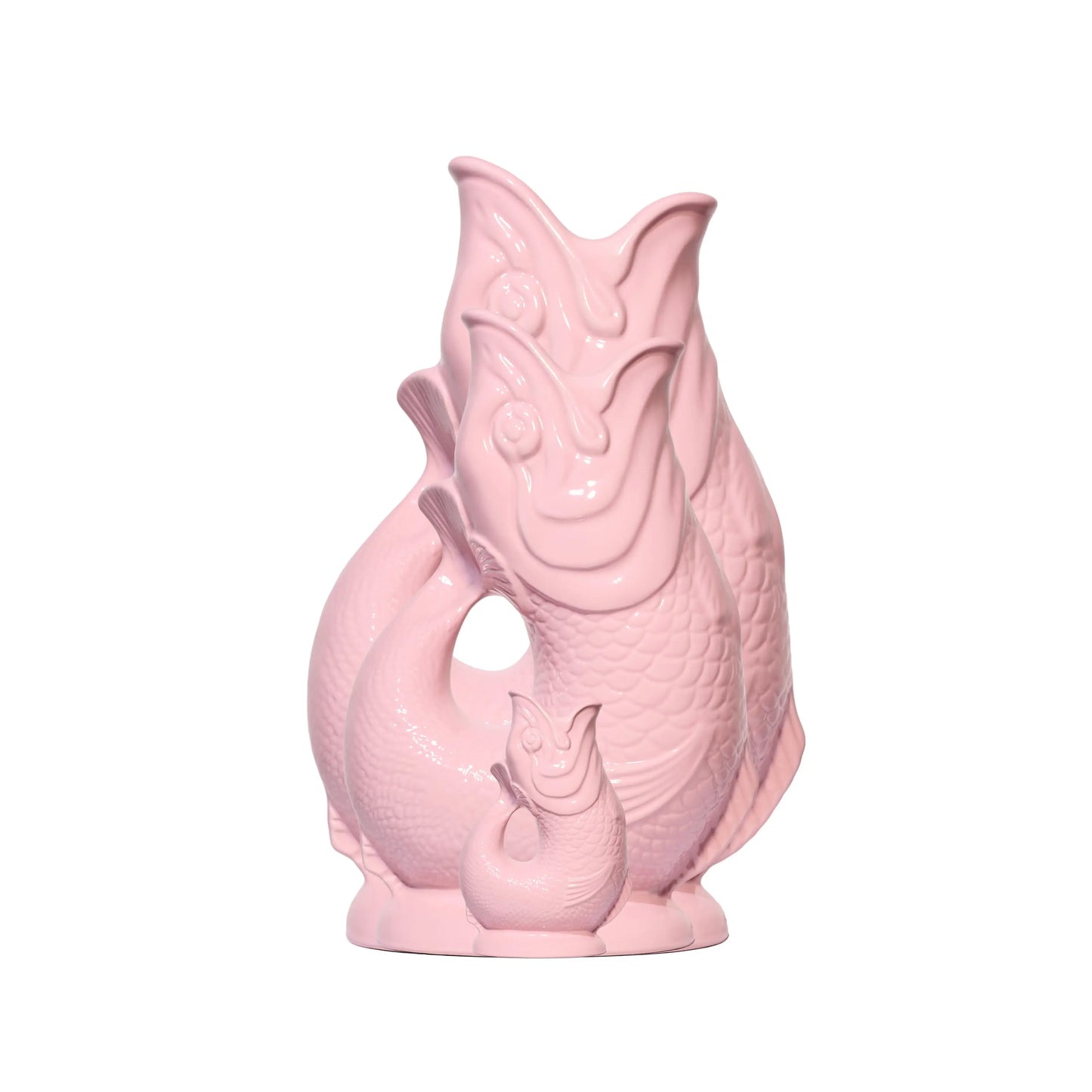 Baby Pink Gluggle Jug