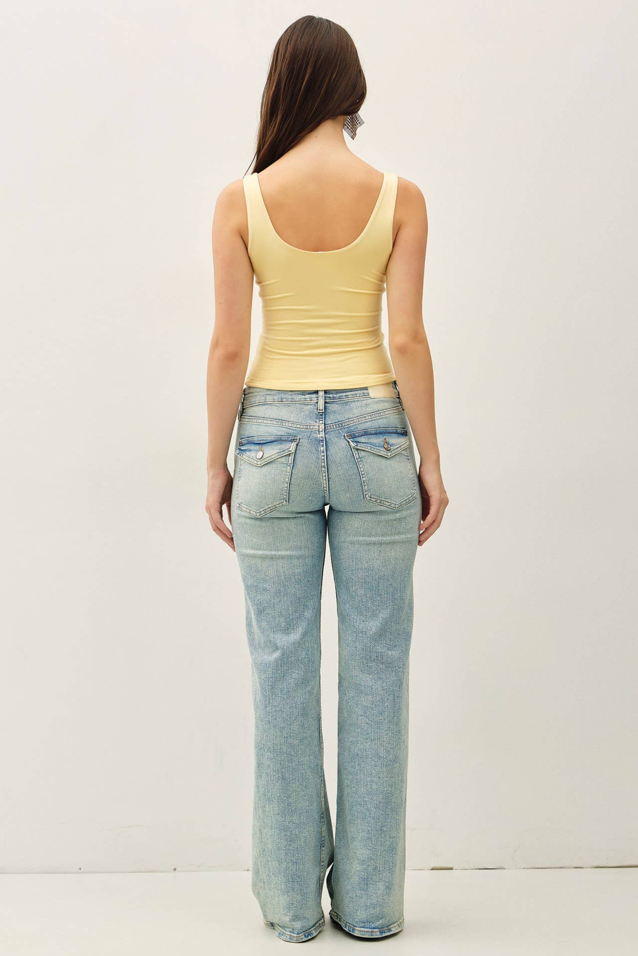 NEW SHADE[SOFT CORE] BASIC SCOOP NECK TANK