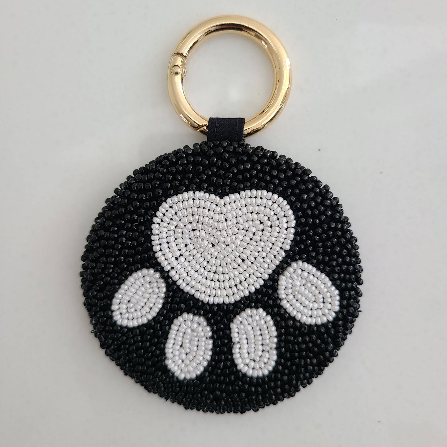 Paw beaded key chain