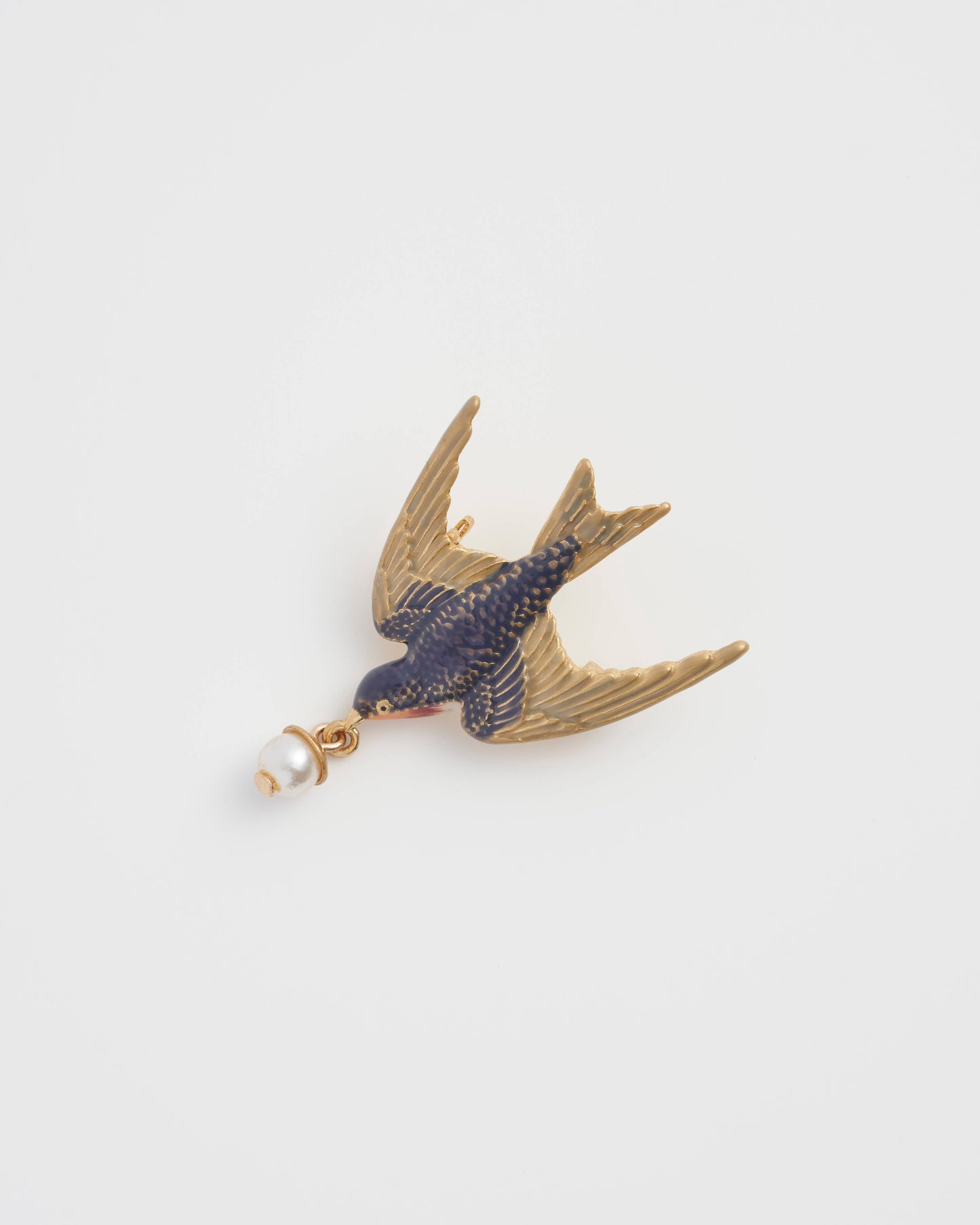 FABLE Swallow Pearl Brooch
