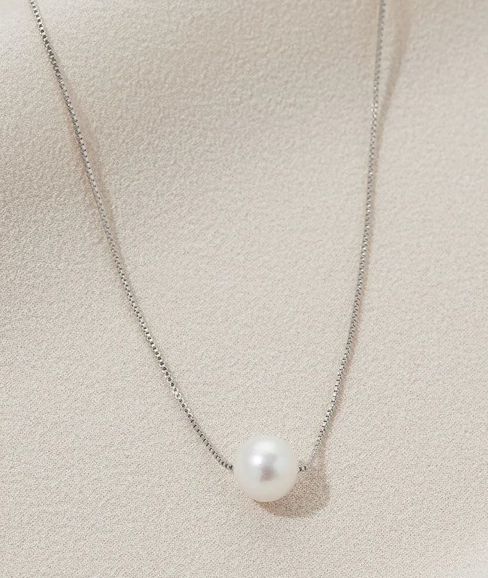 Semi Precious Freshwater Pearl Necklace