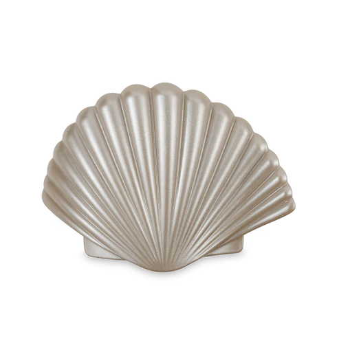 Shimmering Shell Flat Hair Clip