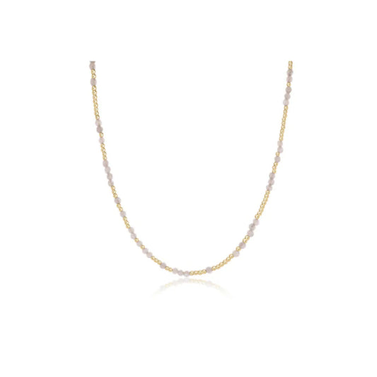 15" Hope Unwritten Gemstone Necklace-Labradorite