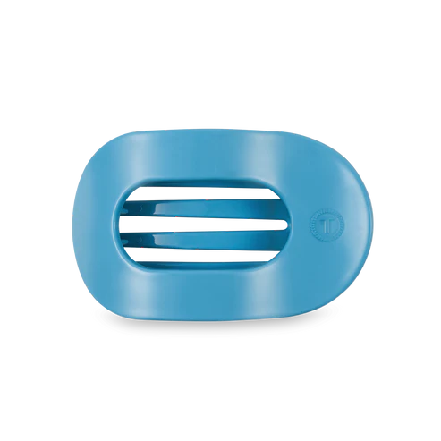 Summer Sky Flat Round Hair Clip