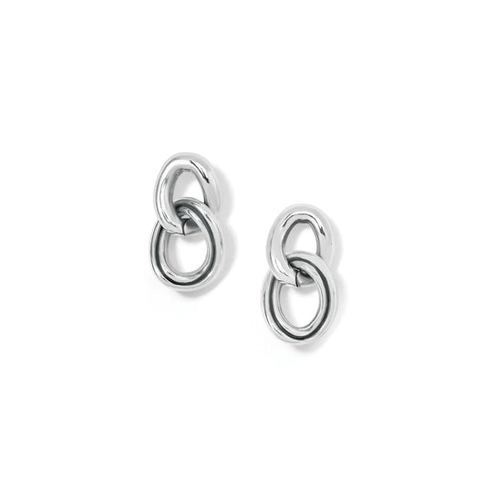 Interlok Chain Post Drop Earring