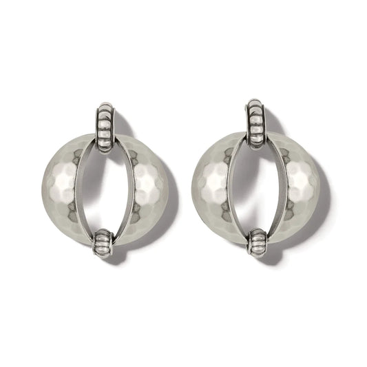 Mystic Moon Silver Drop Earring