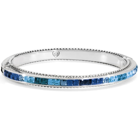 Spectrum Hinged Bangle Bracelet (Blue)